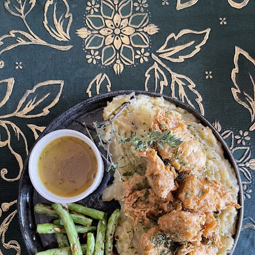 Deep Fried Chicken with Mashed Potato